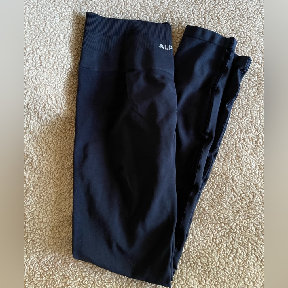 Alphalete amplify leggings tuxedo blue